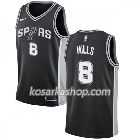 Dres San Antonio Spurs Patty Mills 8 Nike 2017-18 Crna Swingman